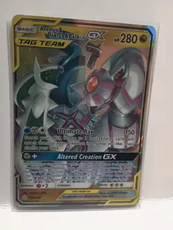 Arceus & Dialga & Palkia GX 156/236 Sm-Cosmic Eclipse Holo - Image 1