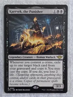 MTG Kaervek, the Punisher Outlaws of Thunder Junction (OTJ) #92 Card Rare NM - Image 4