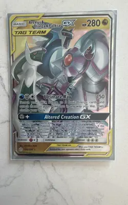Arceus & Dialga & Palkia GX 156/236 Sm-Cosmic Eclipse Holo - Image 1