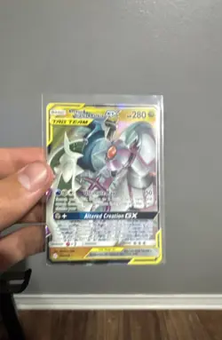 Arceus & Dialga & Palkia GX 156/236 Sm-Cosmic Eclipse Holo - Image 1