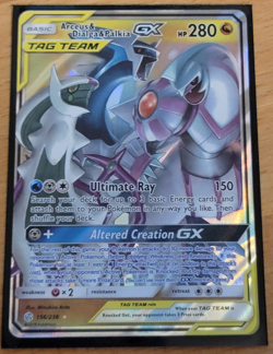 Arceus & Dialga & Palkia GX - 156/236 SM - Cosmic Eclipse Holo - Image 1