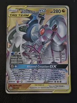 Arceus & Dialga & Palkia GX 156/236 Sm-Cosmic Eclipse Holo - Image 1