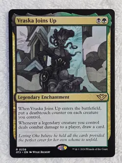 MTG Vraska Joins Up Outlaws of Thunder Junction (OTJ) #236 Card Rare NM - Image 2