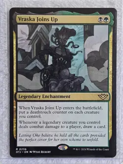 MTG Vraska Joins Up Outlaws of Thunder Junction (OTJ) #236 Card Rare NM - Image 4