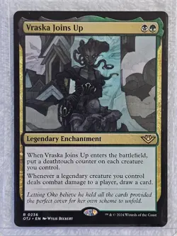 MTG Vraska Joins Up Outlaws of Thunder Junction (OTJ) #236 Card Rare NM - Image 5