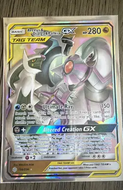Arceus & Dialga & Palkia GX 156/236 Sm-Cosmic Eclipse Holo - Image 1