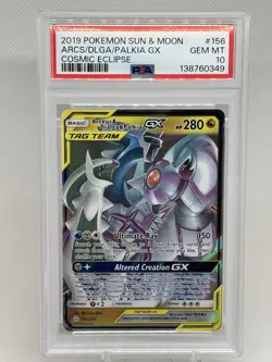 Arceus & Dialga & Palkia GX 156/236 Sm-Cosmic Eclipse Holo - Image 1