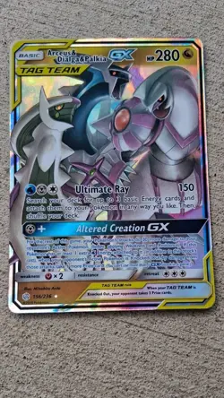Arceus & Dialga & Palkia GX 156/236 Sm-Cosmic Eclipse Holo - Image 1