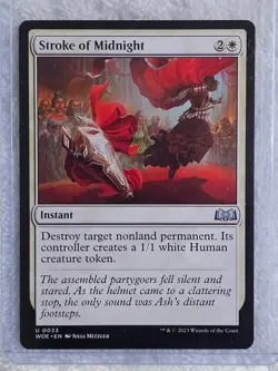 MTG Stroke of Midnight #33 Wilds of Eldraine Magic the Gathering Card U NM - Image 4