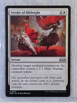 MTG Stroke of Midnight #33 Wilds of Eldraine Magic the Gathering Card U NM - Image 5