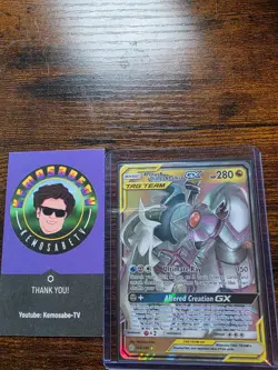 Arceus & Dialga & Palkia GX - SM12 SM - Cosmic Eclipse #156/236 Ultra Rare Holof - Image 2
