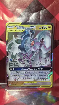 Arceus & Dialga & Palkia GX 156/236 Sm-Cosmic Eclipse Holo - Image 1