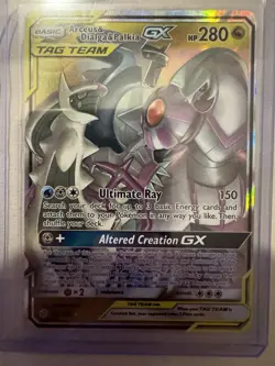 Arceus & Dialga & Palkia GX 156/236 Sm-Cosmic Eclipse Holo - Image 1