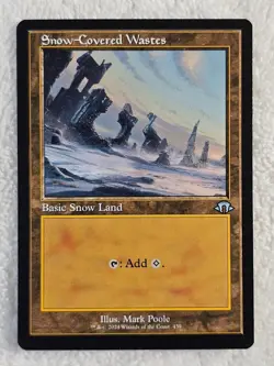 MTG Snow-Covered Wastes Retro Frame - Modern Horizons 3 #439 LAND U NM - Image 2
