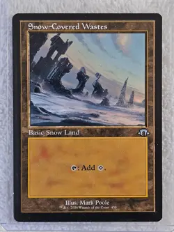 MTG Snow-Covered Wastes Retro Frame - Modern Horizons 3 #439 LAND U NM - Image 5