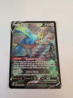 Zacian V TG21/TG30 Swsh10: Astral Radiance Trainer Gallery Holo - Image 1
