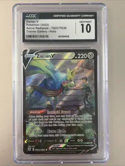 Zacian V TG21/TG30 Swsh10: Astral Radiance Trainer Gallery Holo - Image 1