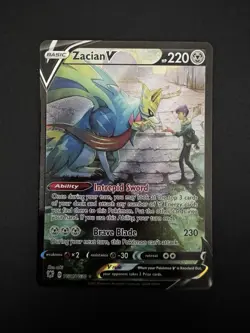 Zacian V TG21/TG30 Swsh10: Astral Radiance Trainer Gallery Holo - NM+ - Image 1