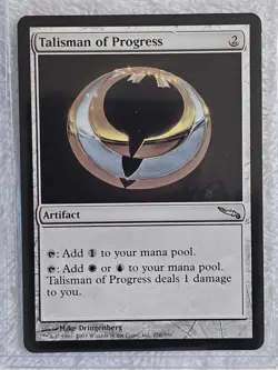 MTG Talisman of Progress - Mirrodin (MRD) #256 Magic the Gathering Card U NM - Image 4