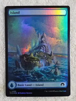 MTG Island FOIL - Modern Horizons 3 #305 Magic Gathering Card LAND NM - Image 1