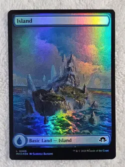 MTG Island FOIL - Modern Horizons 3 #305 Magic Gathering Card LAND NM - Image 2