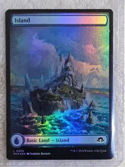 MTG Island FOIL - Modern Horizons 3 #305 Magic Gathering Card LAND NM - Image 4