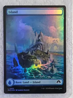MTG Island FOIL - Modern Horizons 3 #305 Magic Gathering Card LAND NM - Image 5