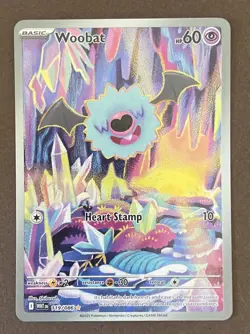 Woobat 119/086 Illustration Rare - White Flare - Pokemon Card - NM/M - Image 2