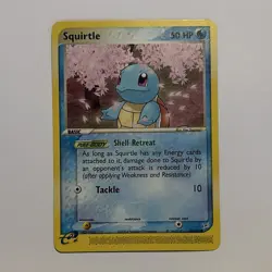 Pokemon TCG Squirtle 46/95 English 2004 50 HP Basic Reverse Holo Common EX - Image 1