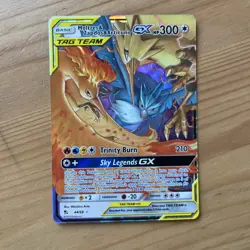 Moltres & Zapdos & Articuno GX 44/68 Hidden Fates TAG TEAM Holo NM - Image 1
