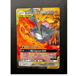 Moltres & Zapdos & Articuno GX 44/68 Hidden Fates TAG TEAM Holo - Image 1