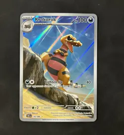 Pokemon TCG Krokorok 136/086 Sv: Black Bolt Holo IR English - Image 1
