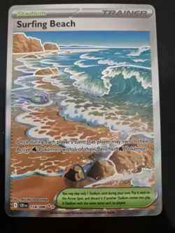 Pokemon TCG Surfing Beach 114/86 Chaos Rising Ultra Rare NM - Image 2