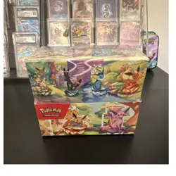 Pokemon TCG Prismatic Evolutions Sealed Mini Tin Display (8 Mini Tins!) - Image 1