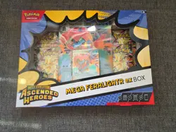 Pokemon TCG Mega Evolution Ascended Heroes Mega Feraligatr ex Box New & Sealed - Image 1