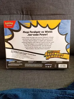 Pokemon TCG - Mega Evolution Ascended Heroes Feraligatr Mega EX Box New & Sealed - Image 5