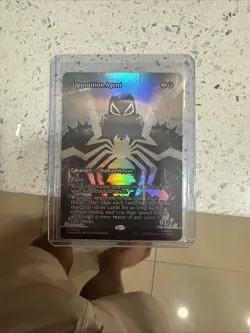 Magic MTG Spider-Man Opposition Agent 0019 Borderless Marvel Eternal Mythic Foil - Image 3