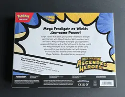 Pokemon TCG Mega Evolution Ascended Heroes Mega Feraligatr Ex Box - New & Sealed - Image 2