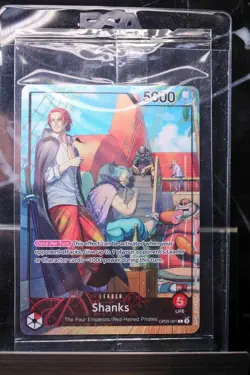One Piece SHANKS Leader Promo Card PSA Magazine July 2025 Sealed OP09-001 - Image 1