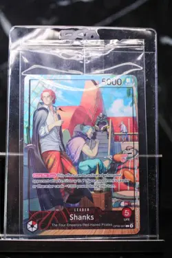 One Piece SHANKS Leader Promo Card PSA Magazine July 2025 Sealed OP09-001 - Image 4
