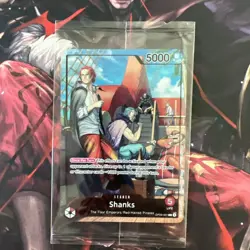 One Piece SHANKS Leader Promo Card PSA Magazine July 2025 Sealed OP09-001 - Image 1