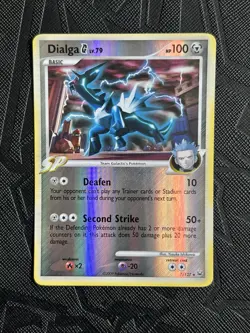 Pokemon TCG Dialga G 7/127 Reverse Holo Rare Platinum 2009 (English)- NM(-) - Image 3