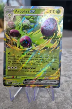 Pokemon TCG Arboliva EX Card Destined Rivals 023/182 Double Rare - Image 1