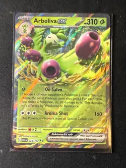 Pokemon TCG Arboliva ex 023/182 Double Rare – Destined Rivals – Near Mint - Image 2
