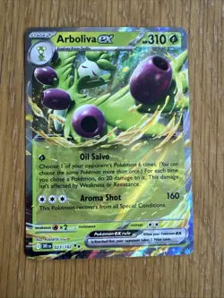 Pokemon TCG Arboliva EX 023/182 Double Rare Destined Rivals Near Mint - Image 1