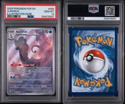 2026 POKEMON POR EN-PERFECT ORDER ILLUSTRATION RARE #092 AURORUS PSA 10 - Image 3