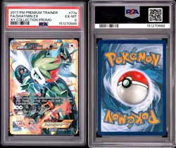 Shaymin EX 77a/108 Full Art Alternate Promo Premium Trainer XY Collection PSA 6 - Image 3