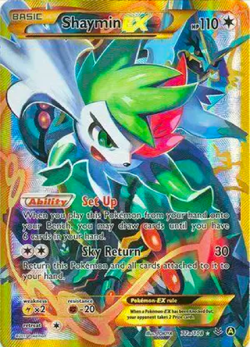 Pokemon TCG Shaymin EX 77a/108 Full Art Alternate Art Promo - Image 3