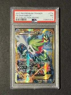 Shaymin EX 77a/108 Full Art Alternate Art Promo PSA 7 - Image 1