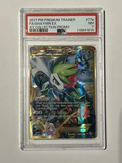 Shaymin EX 77a/108 Full Art Alternate Art Promo PSA 7 - Image 3
